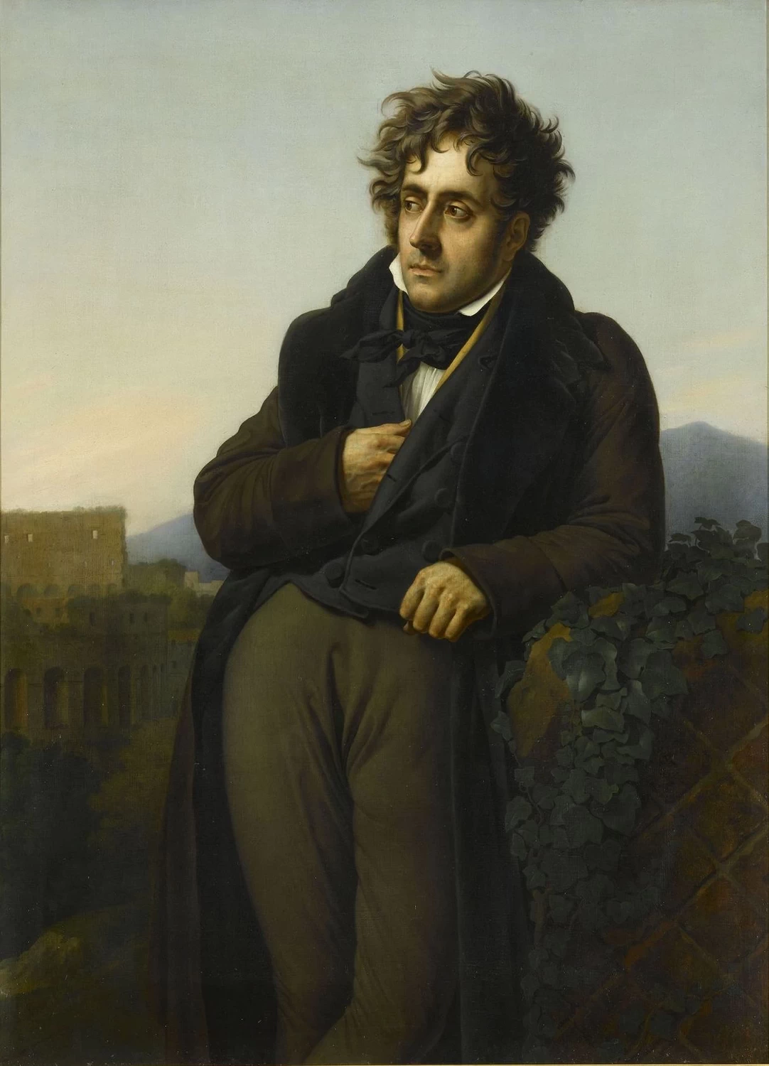 Chateaubriand medita sulle rovine di Roma - Musée d'Histoire de la Ville et du Pays Malouin